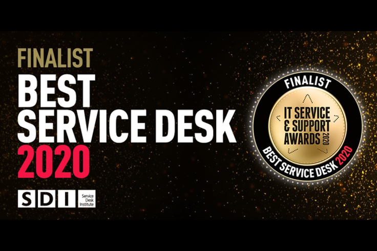 Supporting image: IT team shortlisted for Best Service Desk Award 2020 Supporting image: IT team shortlisted for Best Service Desk Award 2020