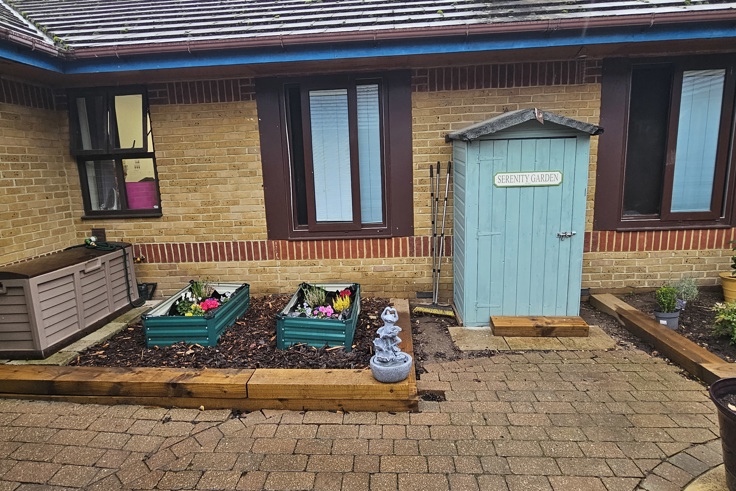 Supporting image: Serenity garden opens for patients in Dartford Supporting image: Serenity garden opens for patients in Dartford