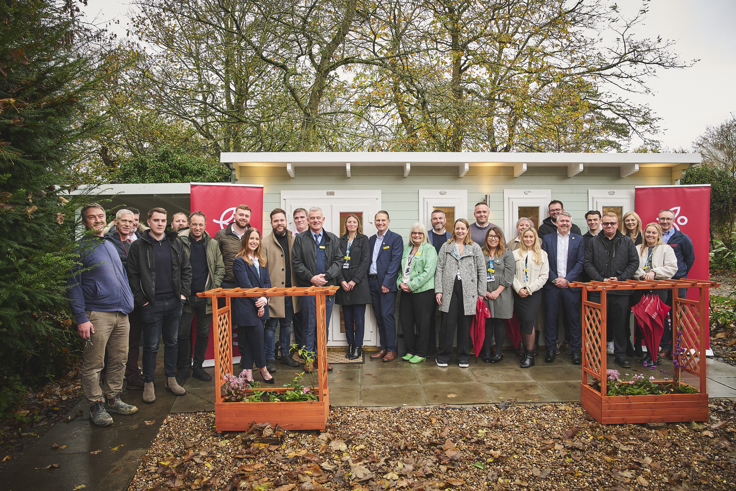Supporting image: Health Heart Hope partners with Redrow South East to build a summer house for patients Supporting image: Health Heart Hope partners with Redrow South East to build a summer house for patients