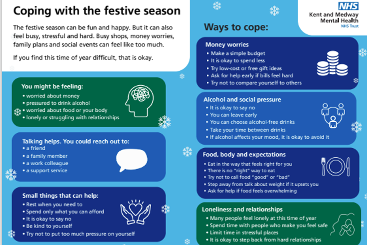 Supporting image: Festive wellbeing campaign launched across Kent and Medway