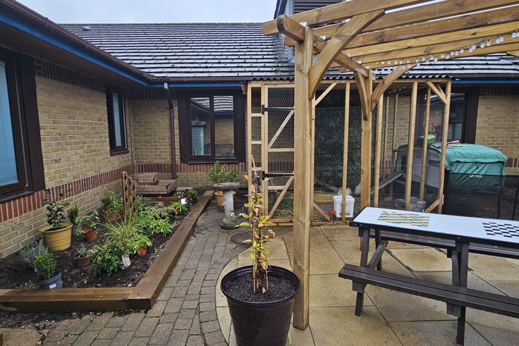 Supporting image: Serenity garden opens for patients in Dartford