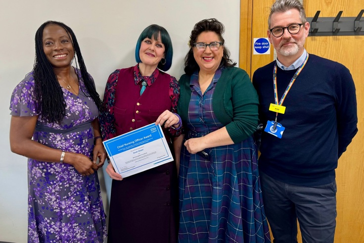 Supporting image: KMPT Health care practitioner Sarah Harper wins Health Care Support Worker award! Supporting image: KMPT Health care practitioner Sarah Harper wins Health Care Support Worker award!